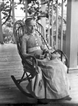 Old woman in rocking chair, Hillandale